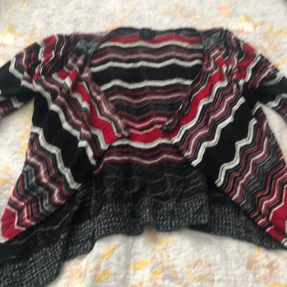 stripe cardigan